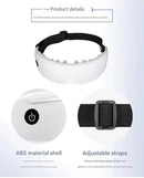 Eye massager with 9 modes and multi frequency vibration 22 magnets for eye massage caring for eye health and safety materials - M & M Global