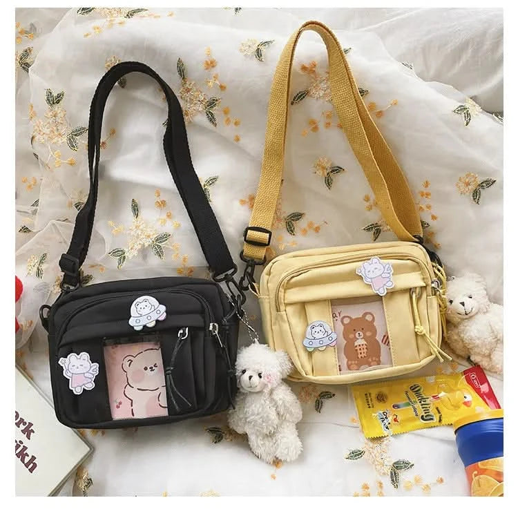 New Kawaii Bag Girls New JK Transparent Bag Small Crossbody Bag For Women Purses and Handbags Shoulder Bag Itabag Bolso - M & M Global