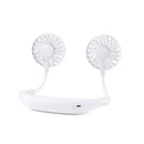 USB Charging Lazy Neck Fan Rechargeable Practical Wearable Sports Fan Convenient Outdoor Indoor Portable Fan - M & M Global