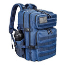 LHI 45L Tactical Backpack Waterproof Tie-Dye Sports Travel Daily Gym Rucksacks Weekend Overnight Daypack With Bottle holder - M & M Global
