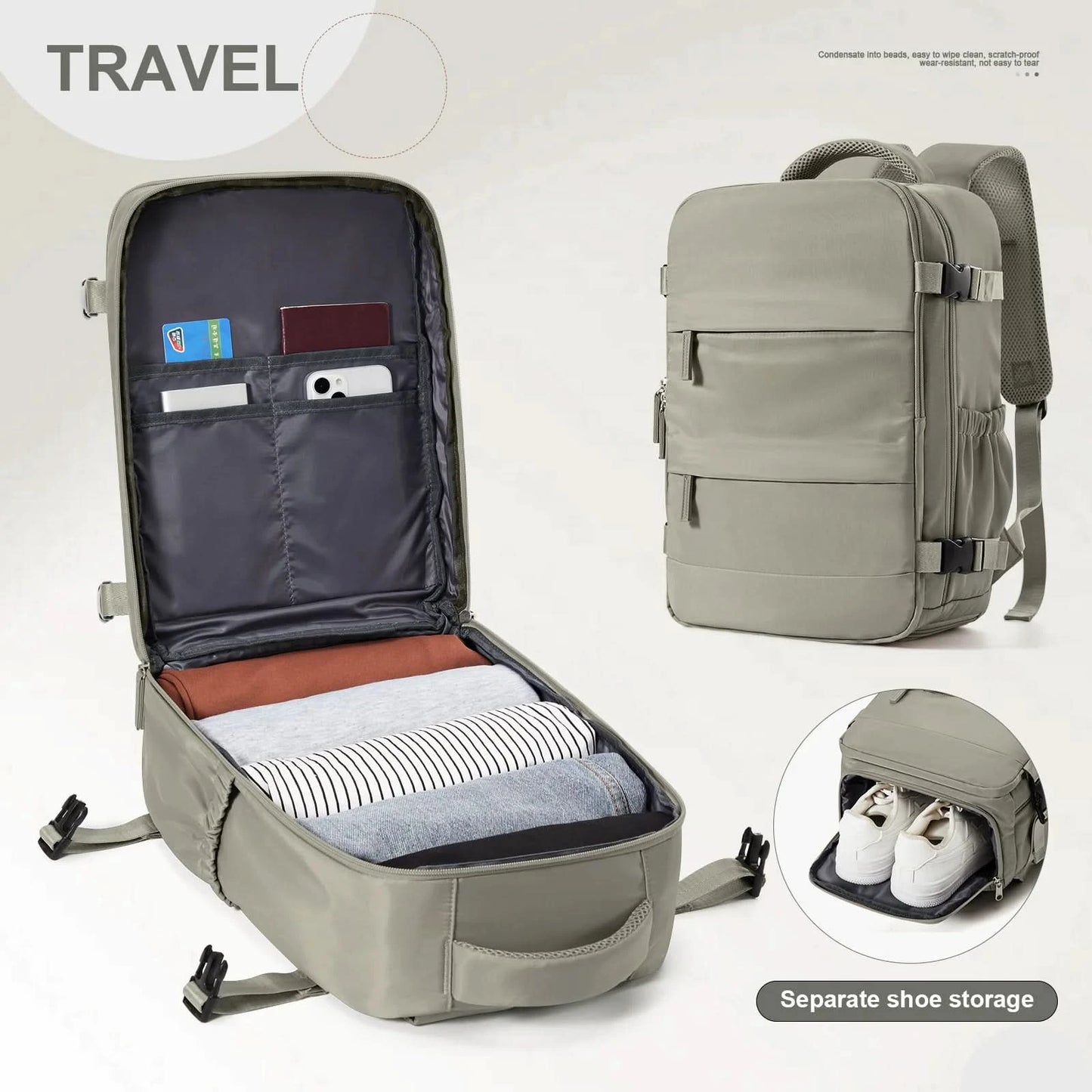 Ryanair Backpack 40x20x25 Cabin Bag Travel Backpack for Men Women Hand Luggage Leisure Laptop Backpack mochila para viaje cabina - M & M Global