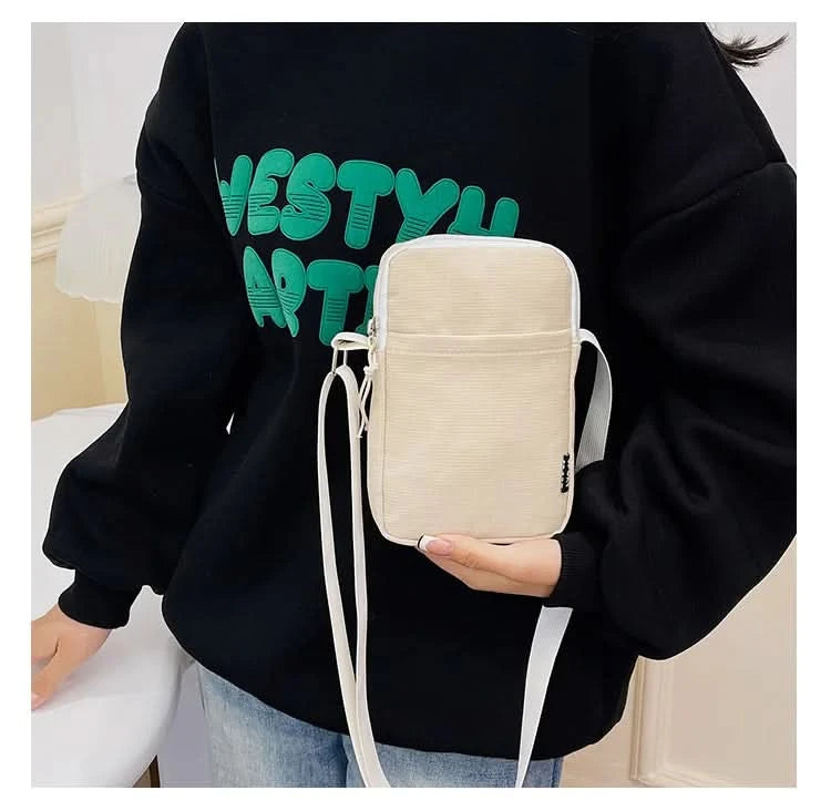New Fashion Mobile Phone Bag Women's Messenger Bag All-match Mini Small Crossbody Bag Hanging Neck Coin Purse Vertical Handbag - M & M Global