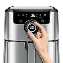 Air Fryer Healthy Cooking, 4.5 Qt,User Friendly and Dual Control Temperature, Nonstick Stainless Steel, Dishwasher Safe Basket, - M & M Global