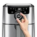 Air Fryer Healthy Cooking, 4.5 Qt,User Friendly and Dual Control Temperature, Nonstick Stainless Steel, Dishwasher Safe Basket, - M & M Global