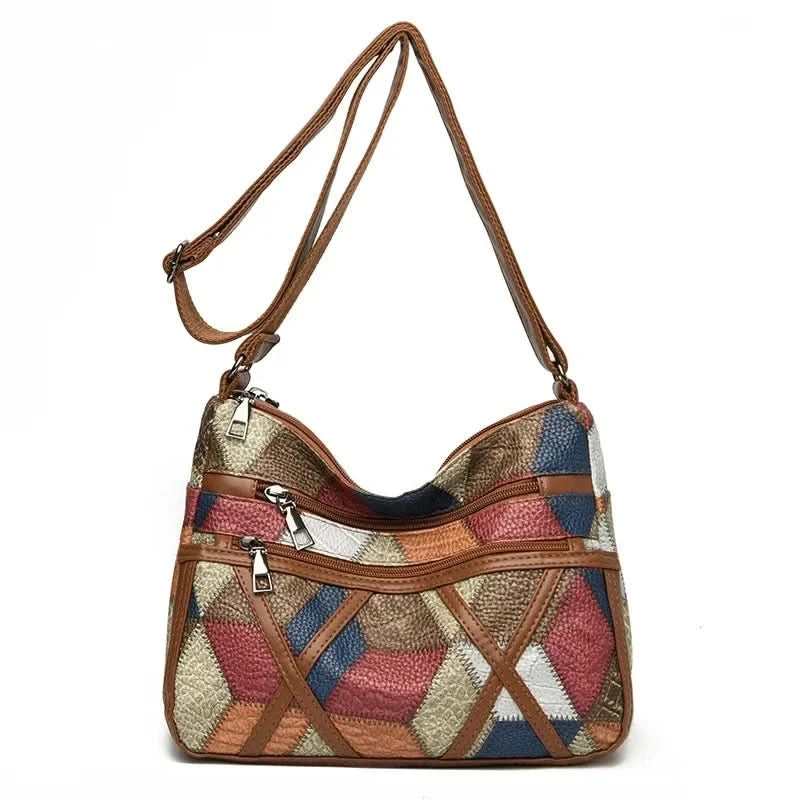 Soft Leather Purses and Handbags Casual Shoulder Crossbody Bags for Women 2024 Vintage Multi-pocket Ladies Messenger Bags Design - M & M Global