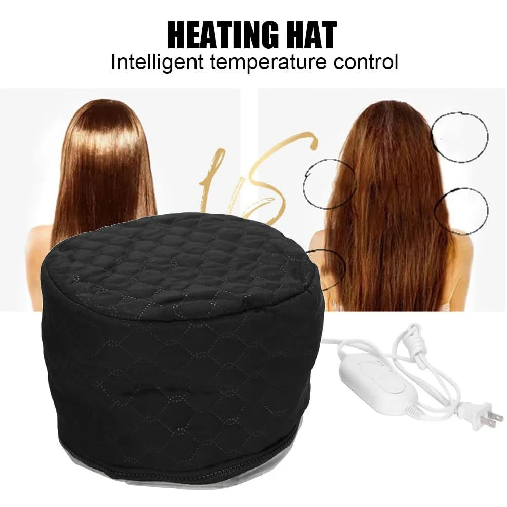 Household Electric Heating Hat Adjustable Hot Oil Treatment Hat for Hair Care - M & M Global