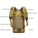 Military Tactical Backpack Army Day Assault Pack Rucksack Molle Bag Bug Out Bag - M & M Global