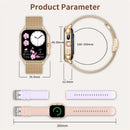 1.95 Inch Large Screen Women Outdoor Sports Smartwatch Plus - Touchscreen, Motion Tracking, Wireless Connectivity