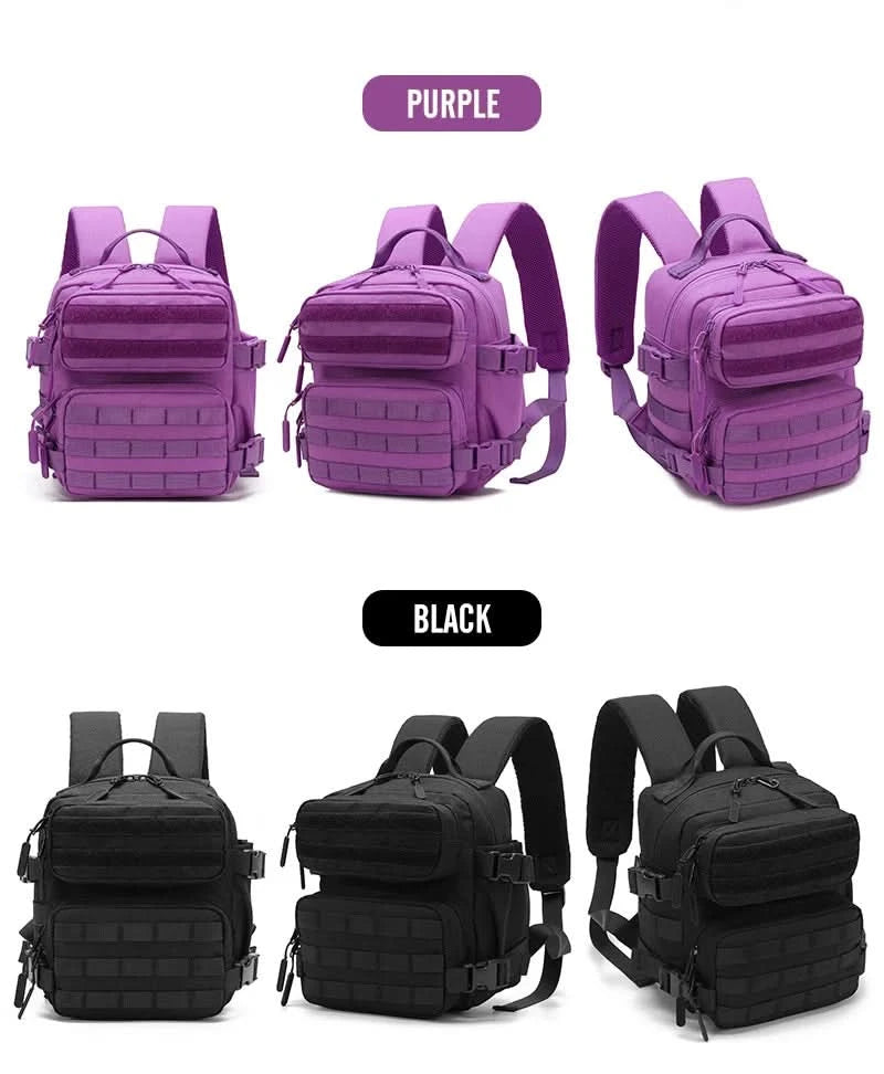 New Camping Hiking Backpack Tactical Molle 900D Men&Women School Bag Outdoor Gym Ruckdack Shoulder Pack with Dual Cup Holder - M & M Global