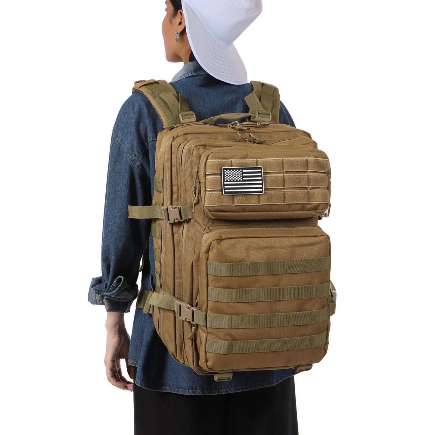 25L/50L Tactical Backpack Molle Bag Outdoor Bags Backpack for Hiking Camping Trekking Hunting Fishing GYM Bags Backpacks - M & M Global