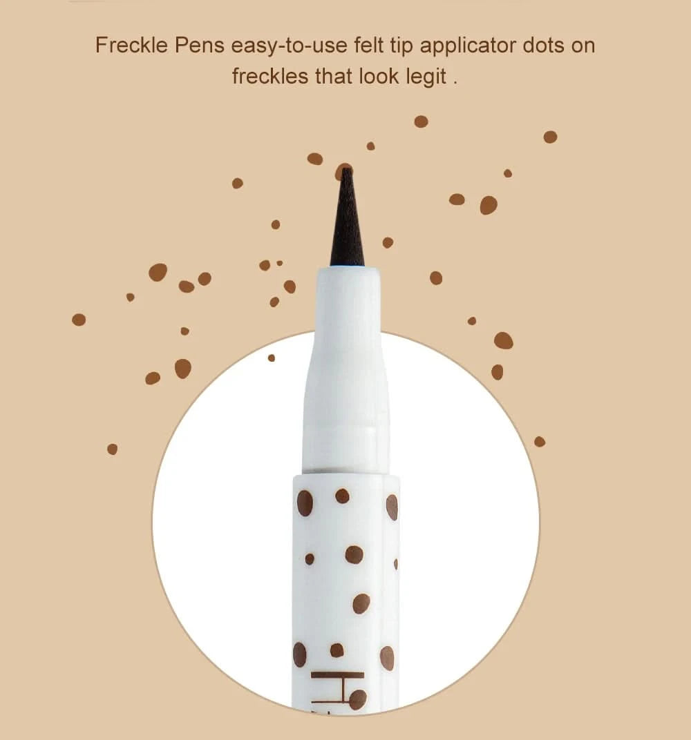 HANDAIYAN Natural Fake Freckle Pen Quick-Drying Waterproof Spot Pencil Makeup Tool for Facial Lifelike Fake Freckles Cosmetics - M & M Global