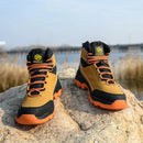 Safety Shoes Men Boots High Top Work Sneaker Steel Toe Industrial Shoe Anti-smash Puncture-Proof Work Boots Indestructible Shoes