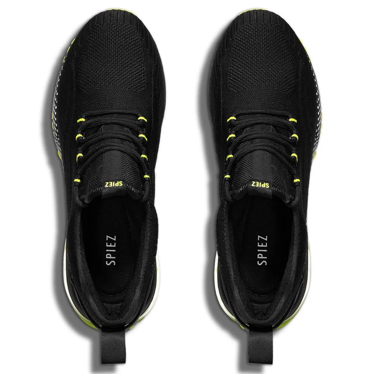 SPIEZ composite toe safety shoes, lightweight air cushion, men's work shoes in black and green - M & M Global