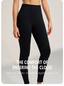 Yoga Pants Lightweight Four-Way Stretch Solid Athleisure Leggings High Waist Plus Size Gym Tight Pants