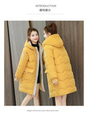 Women's Mid-length 2025 Korean Loose Winter Cotton Coat Thickened Cotton Jacket Bread