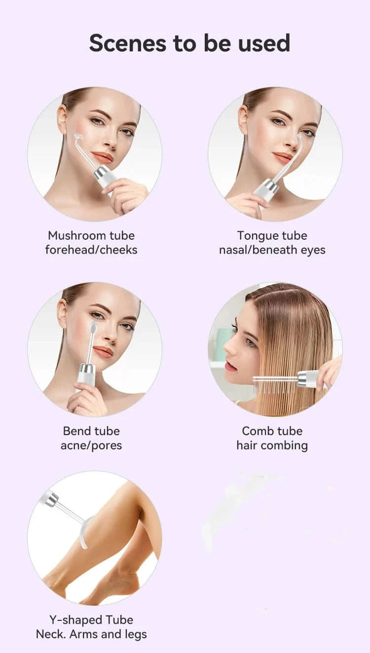 New Design Multifunction LCD Screen 4 in 1 Electric Facial Skin Care Wand Beauty Device - M & M Global