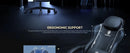 Dowinx Gaming Chair with Pocket Spring Cushion, Ergonomic Game Chair with Massage Lumbar Support and Footrest for Adults