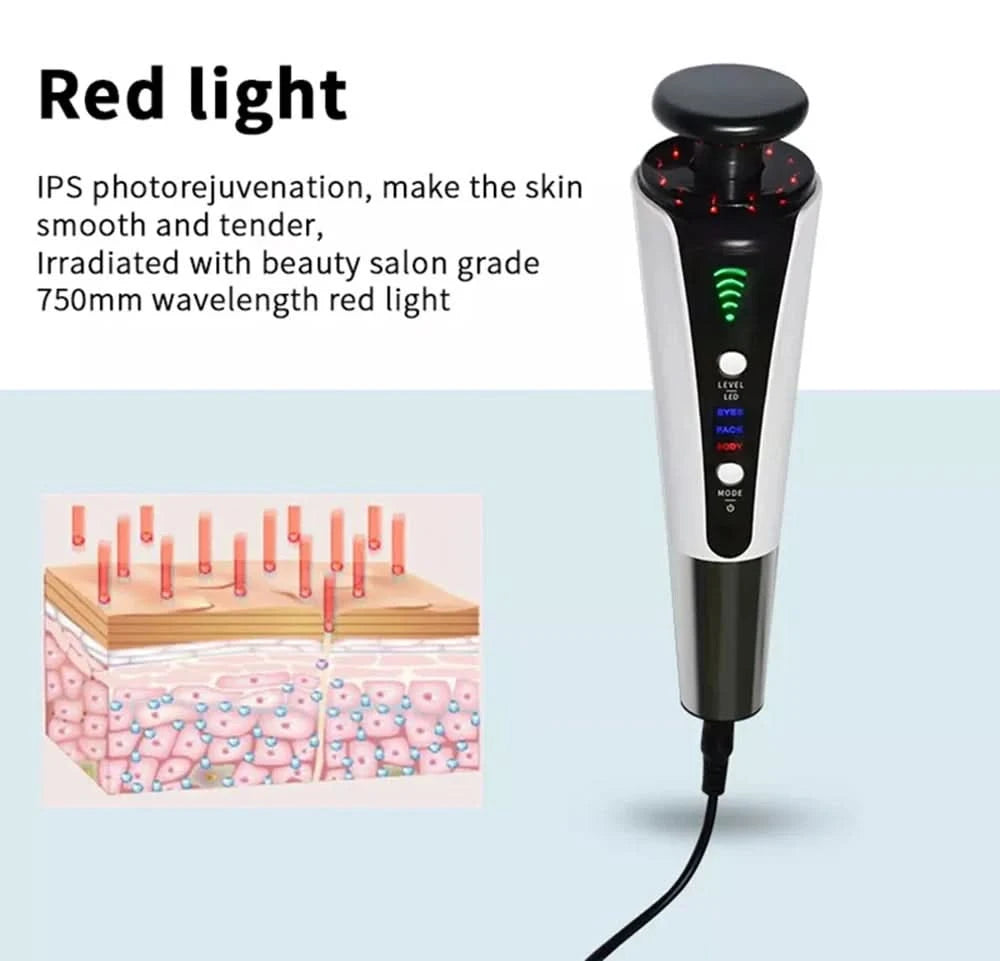 NEW 3 In 1 Skin Lifting Red Light Machine for Face Body Facial Rejuvenation Tighten Eye Bag Remove Chin V-line Up Beauty Device - M & M Global