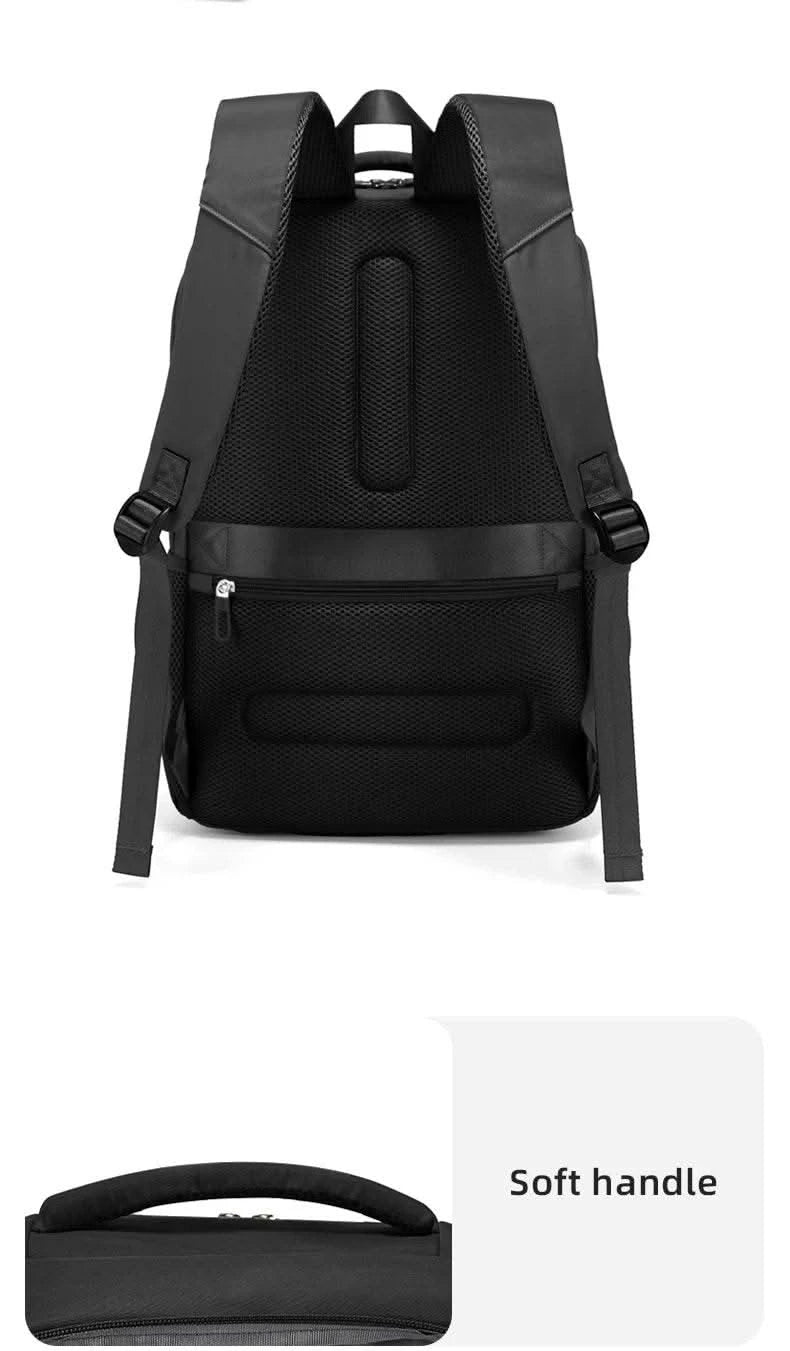 BANGE Large Capacity Men Backpacks for 15.6 Laptop Business Travel Women Backpack Waterproof School Bags with Mesh Side Pockets - M & M Global