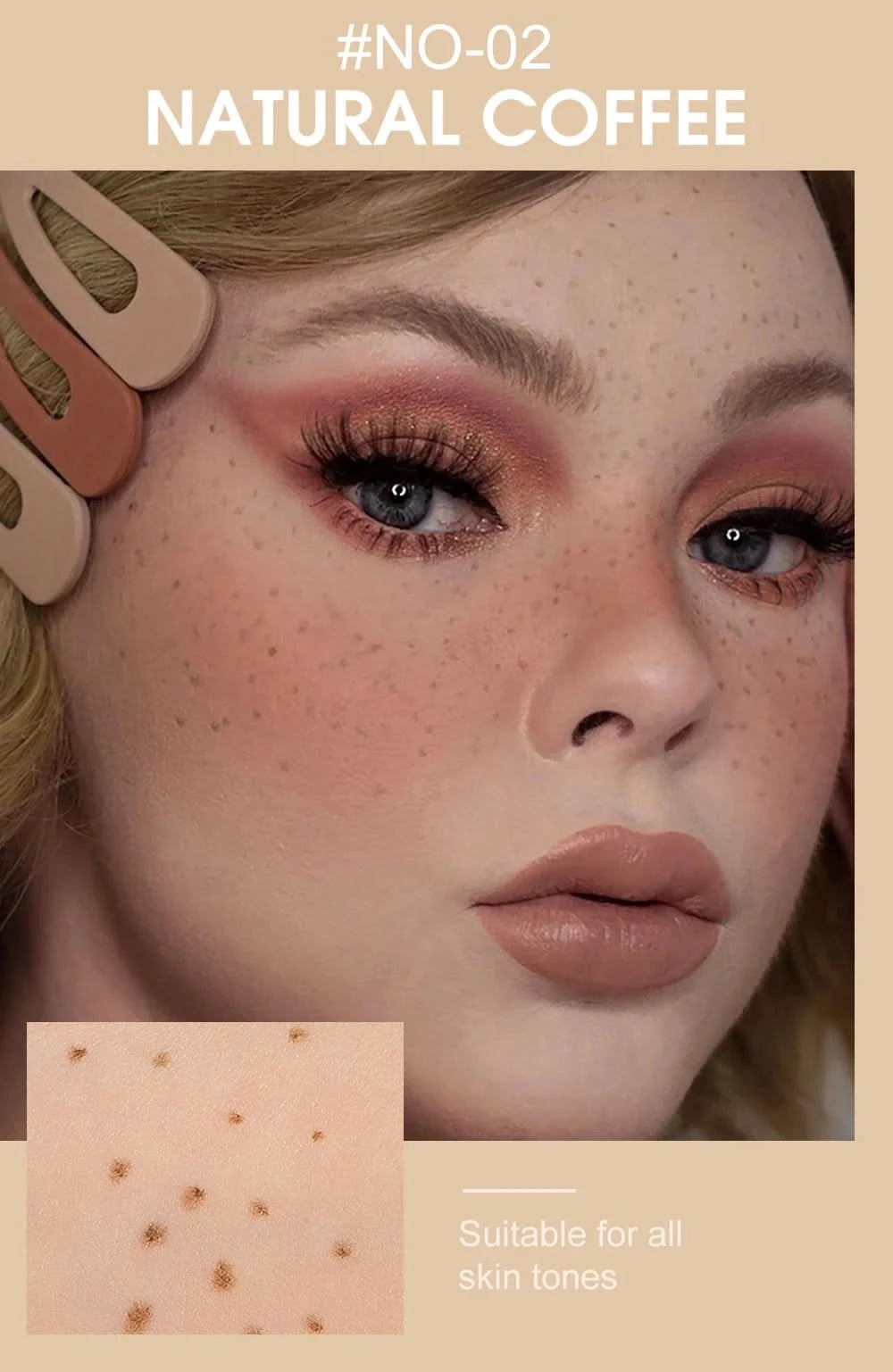 HANDAIYAN Natural Fake Freckle Pen Quick-Drying Waterproof Spot Pencil Makeup Tool for Facial Lifelike Fake Freckles Cosmetics - M & M Global