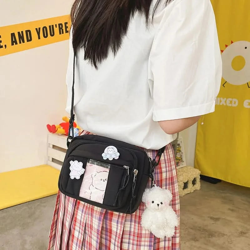 New Kawaii Bag Girls New JK Transparent Bag Small Crossbody Bag For Women Purses and Handbags Shoulder Bag Itabag Bolso - M & M Global