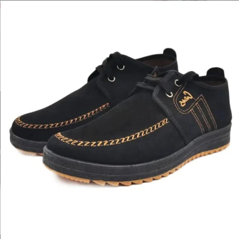 Men Casual Shoes Breathable Loafers Sneakers 2023 New Fashion Comfortable Flat Handmade Retro Leisure Loafers Shoes Men Shoes - M & M Global