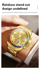 OLEVS 2939 Mens Watch Original Brand Quartz Watch Waterproof Luminous Watch For Men Multifunctional Chronograph Sport Date Reloj - M & M Global