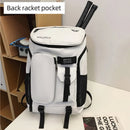 Tennis Badminton Rackets Backpack Large Commuting Sports Bag Shoes Pocket Dry Wet Outdoor Travel Laptop College Schoolbag