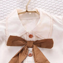 Girls Summer Casual Set Summer Vacation Bow Top + Shorts 2 Piece Set Children Clothes Girl - M & M Global