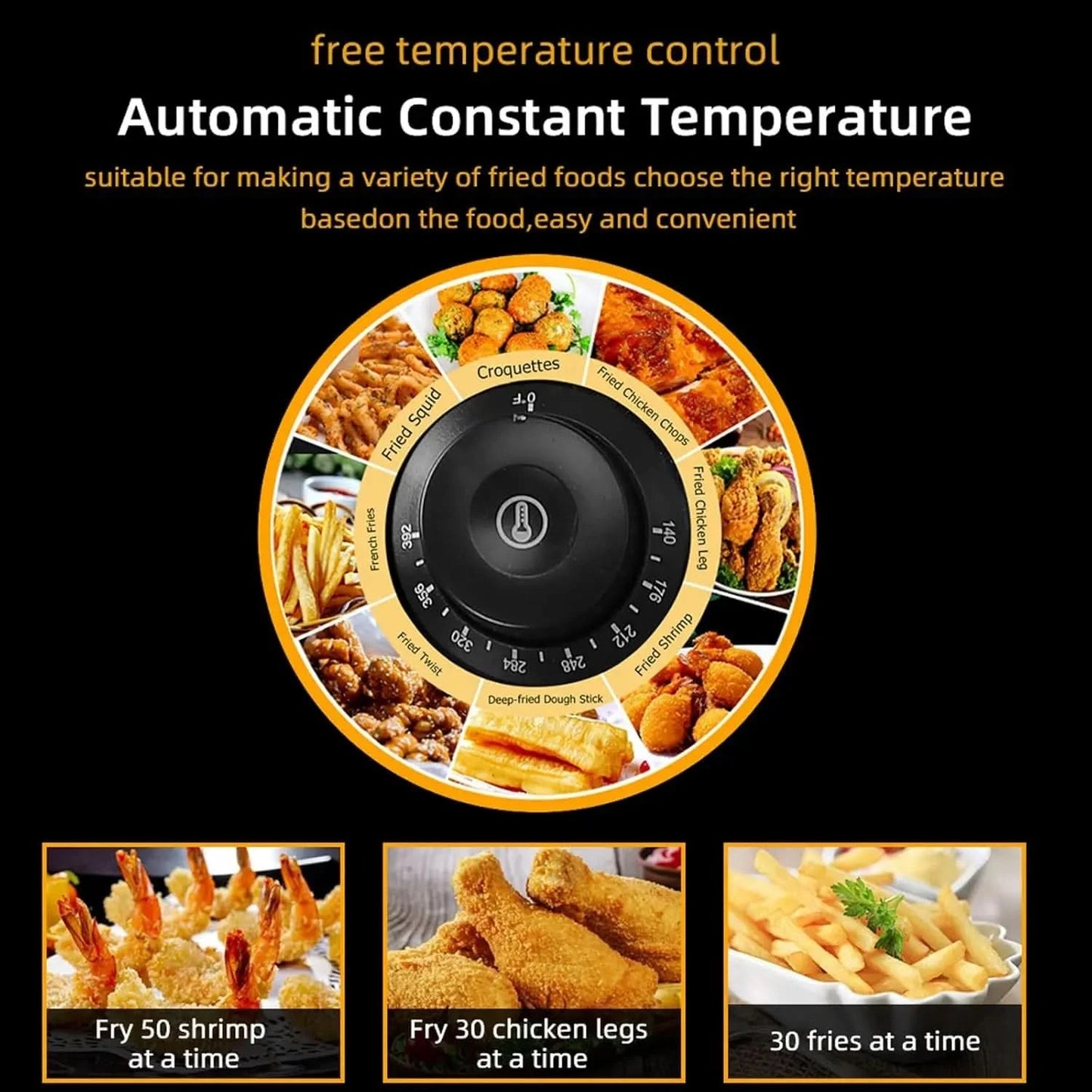 5000W Commercial Deep Fryer with Basket and Lid, 23.3QT/22L Electric Fryer, Countertop Oil Fryer for French Fries, Onion Rings, - M & M Global