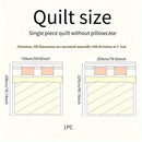 Luxurious 2-sided skin friendly fabric silky smooth touch high-quality coolness thin summer quilt Comfortable soft breathable - M & M Global