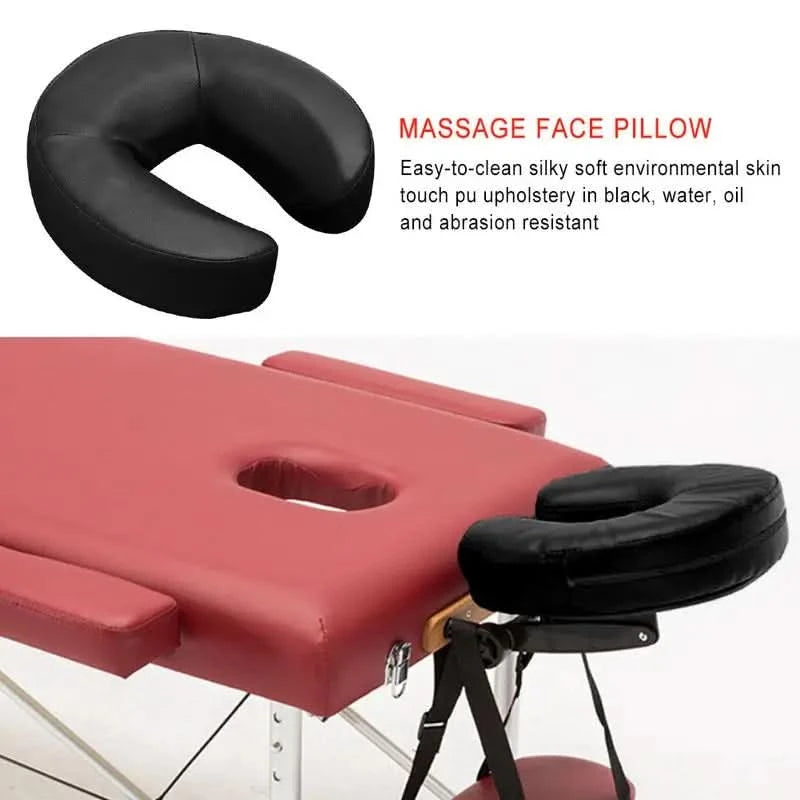 Memory Foam Neck Pillow Massage Universal Headrest Face Cushion/face Pillow For Massage Table U Shape Soft Neck Pillow - M & M Global