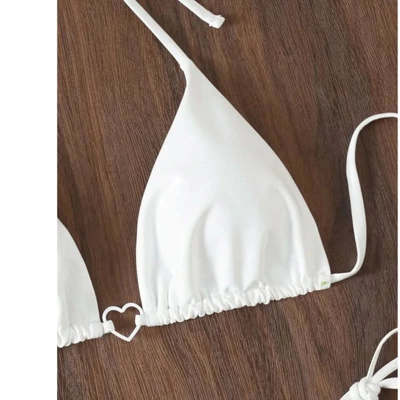Sexy PU Bikinis 2025 Women's Swimwear Female Swimsuit For Swimming Wear Bathing Suits Brazilian Bikini Set Beachwear Pool Bather - M & M Global
