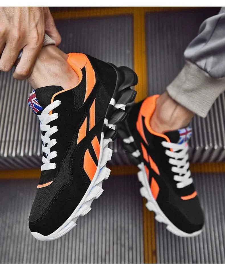 Brand Trend Size 46 47 48 Men's Wear-resistant Cushioning Thick-soled Fitness Sneakers Outdoor Breathable Running Shoes for Men - M & M Global