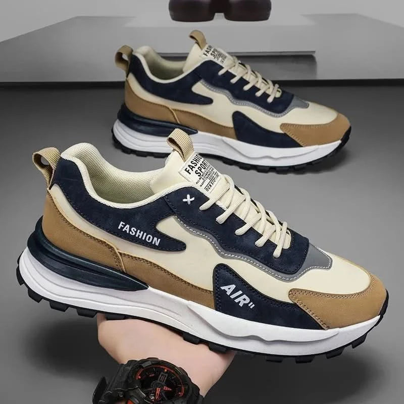 Summer men's new breathable Forrest Gump shoes men's sports shoes Korean version versatile thick sole casual running dad shoes - M & M Global