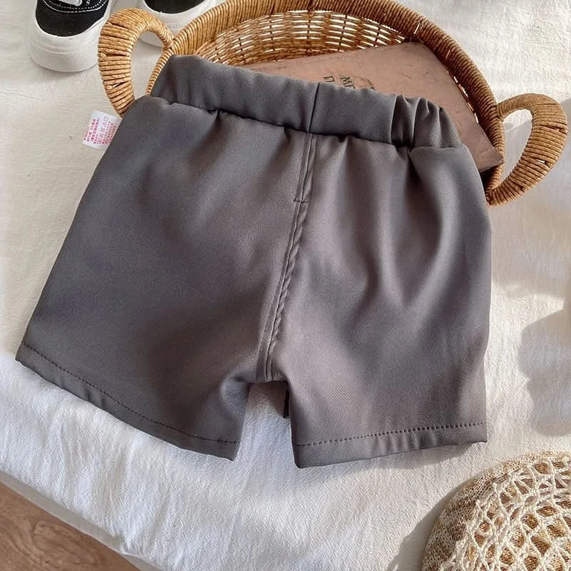 Fashion Clothes Summer Kids Boys Girls Causal Strips Shirt Shorts 2Pcs/Set With Tie Toddler Baby Clothing Infant 0-5 Years - M & M Global