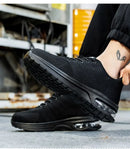 Men's Work Safety Shoes, Steel Toe Shoes, Puncture Resistant Impact Resistant Wear-resistant Outdoor Fashionable Sports Shoes