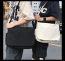 Collage Student School Bags Women&Men Unisex Crossbody Bags Multipockets Messenger Bag Simple Nylon Shoulder Bag - M & M Global