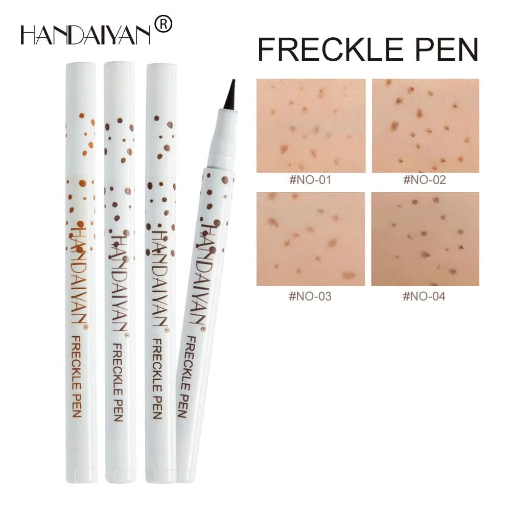 HANDAIYAN Natural Fake Freckle Pen Quick-Drying Waterproof Spot Pencil Makeup Tool for Facial Lifelike Fake Freckles Cosmetics - M & M Global