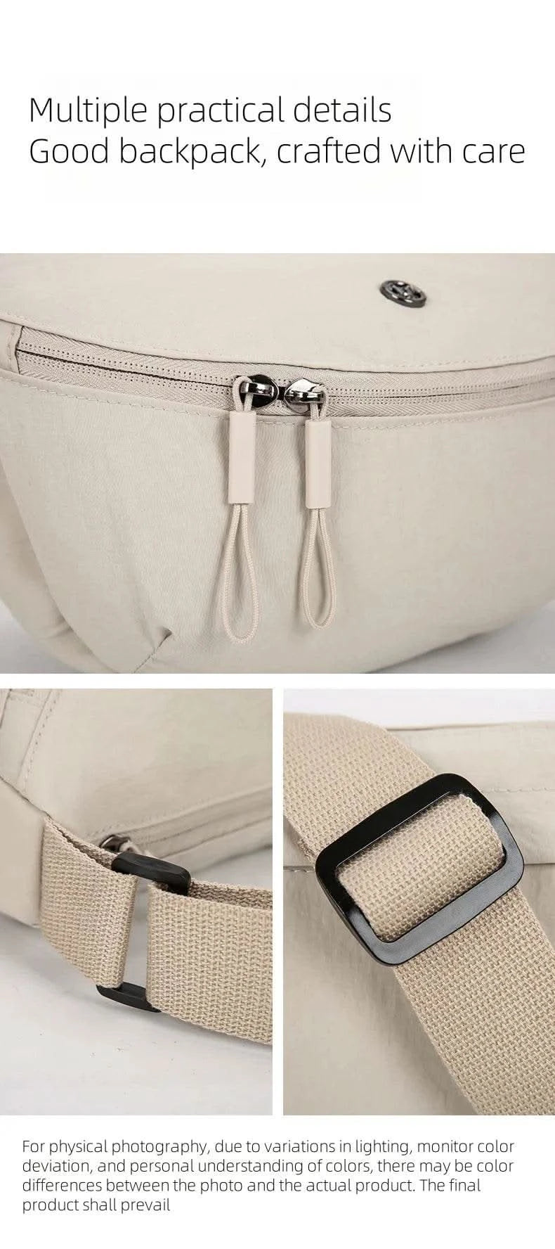 Bag Women 2025 New Korean Versatile Popular Saddle Bag Shoulder Bag Sports Commuter Crossbody Multi functional Backpack - M & M Global