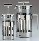 9094/8 - Design Press Filter Coffee Maker, 18/10 Stainless Steel, Mirror Polished and Glass, 8 Cups,Silver - M & M Global