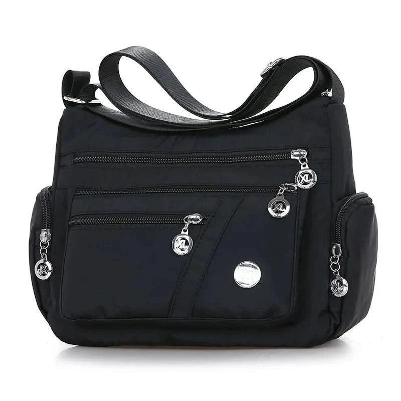 Large Capacity Women Crossbody Bag Waterproof Tote Casual Nylon Shoulder Bag Purse Handbag Lightweight Travel Messenger Bag - M & M Global
