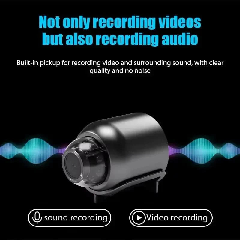 Mini X5 Camera Wireless 1080P Surveillance Security Video Cam Night Vision Motion Detect Camcorder Mini Cam Monitor Smart Home - M & M Global