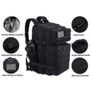 45L Meal Management Backpack for Men Women Tactical Adults Insulated Lunch Athletes Gym Bag Sports Daypacks With Bottle Holder - M & M Global