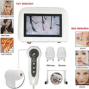 5 Inch Skin Analyzer Machine Professional Facial Scalp Hair Follicle Oil Moisture Care Detector Analyzer Tester Rechargeable - M & M Global