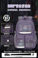 Sanrio Cinnamon Dog cute fashion print school bag for primary school students, stylish children's back-to-school backpack - M & M Global