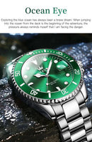OLEVS Watches for Men with Date Luxury Big Face Waterproof Mens Wristwatch Analog Dress Two Tone Stainless Steel Man Watch - M & M Global