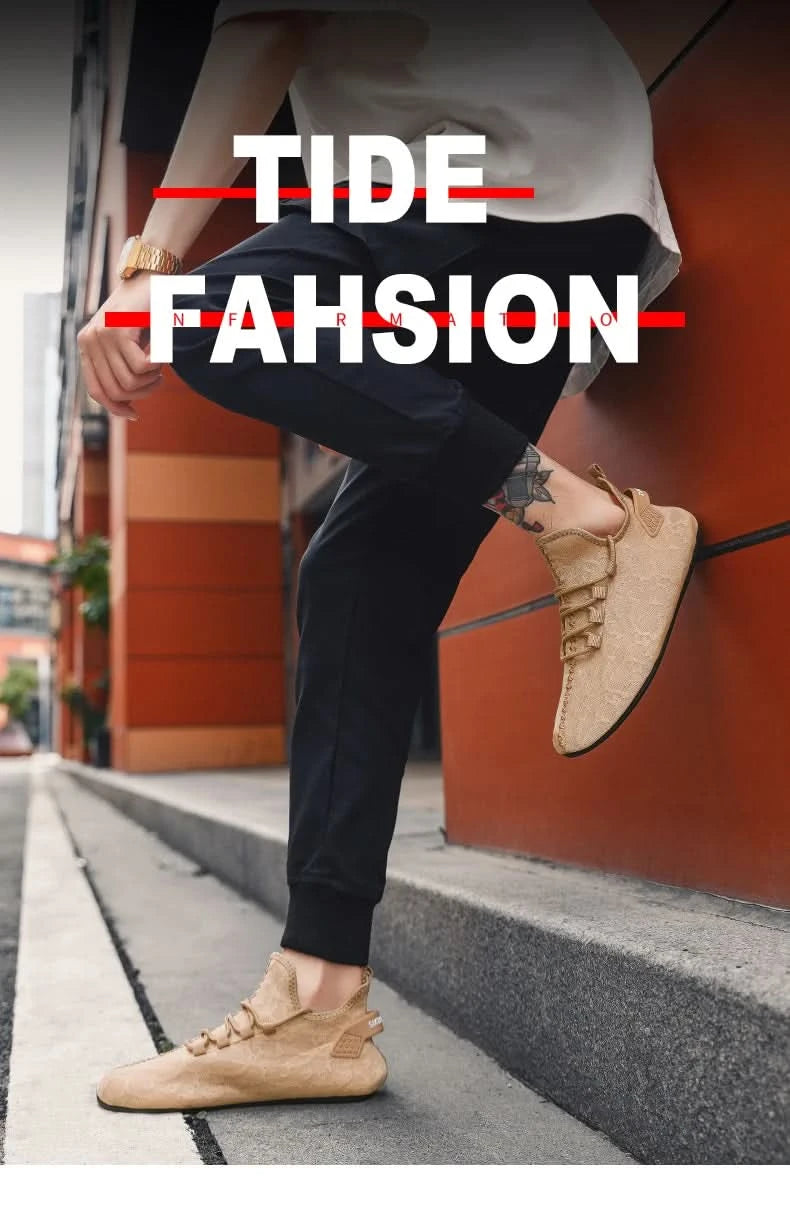 YRZL Men Mesh Loafers Driving Moccasins High Quality Flats Walking Shoes Breathable Non Slip Casual Loafers Summer Mens Shoes - M & M Global