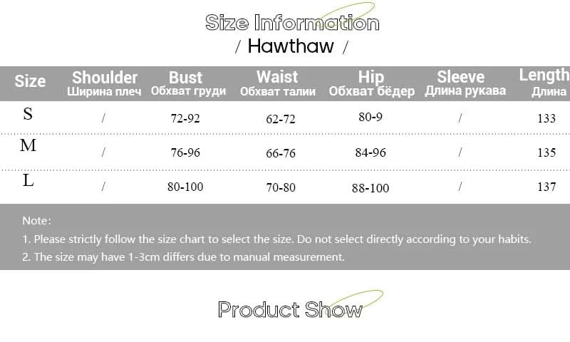 Hawthaw Women 2024 Spring Autumn Long Sleeve Party Club Evening Streetwear Bodycon Long Dress Wholesale Items For Business D3A14 - M & M Global
