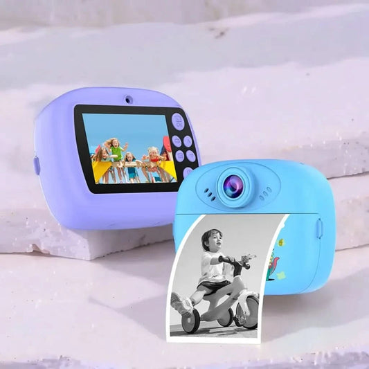 Smart Digital Dual Lens Selfie Camera Kids Toys Birthday Gift Kids Instant Print Camera Thermal Printer Video Recorder Portable - M & M Global